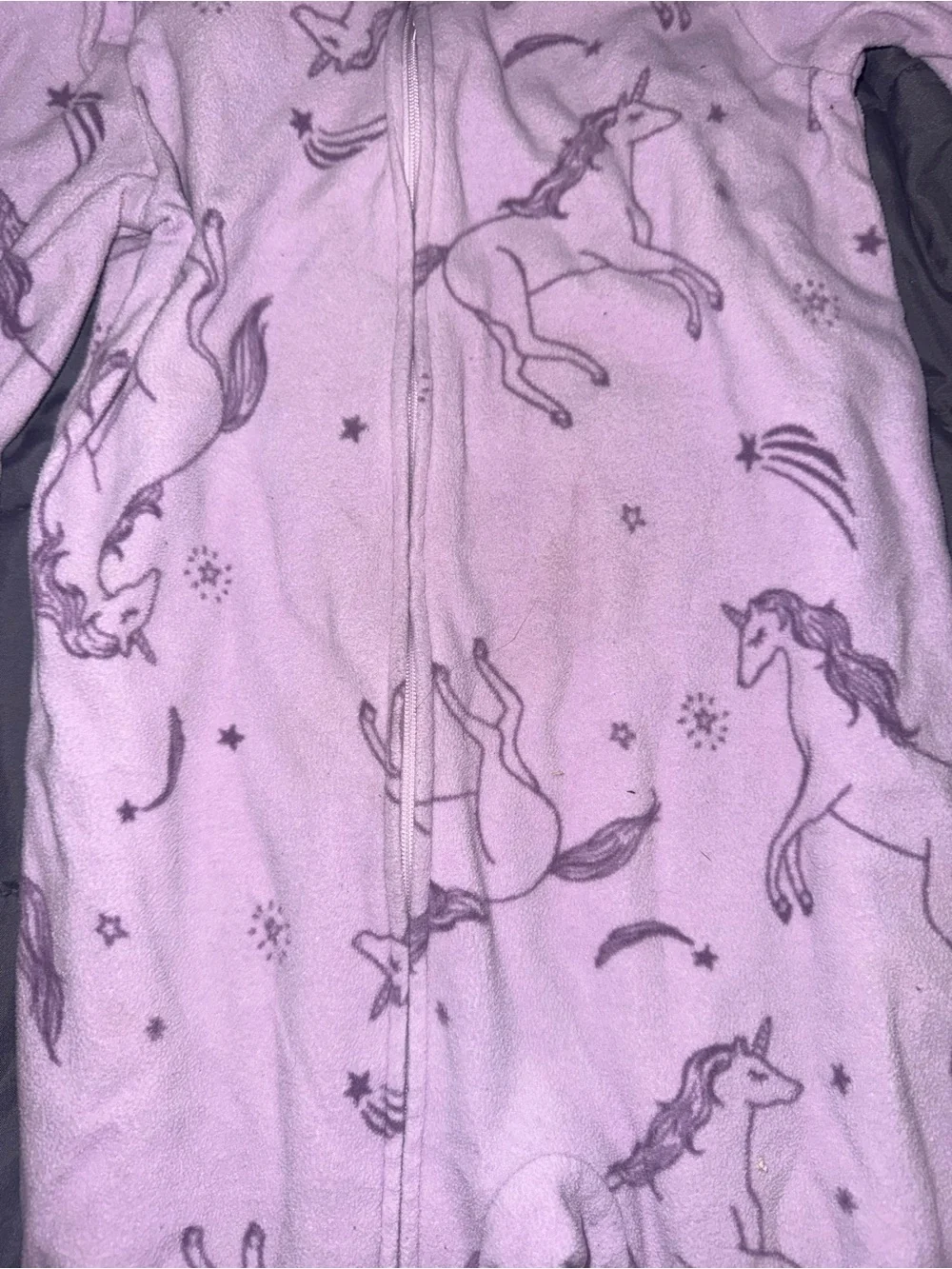 Carter's Lilac Unicorn Footed One-Piece Pajamas